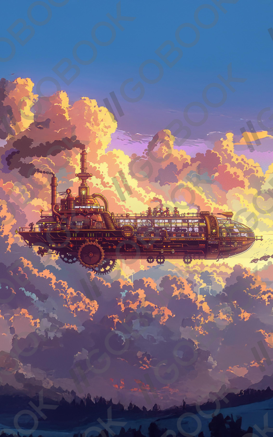 Steampunk Sky Airship