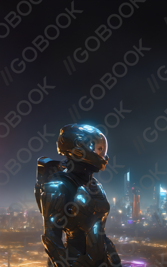 Futuristic Neon Explorer