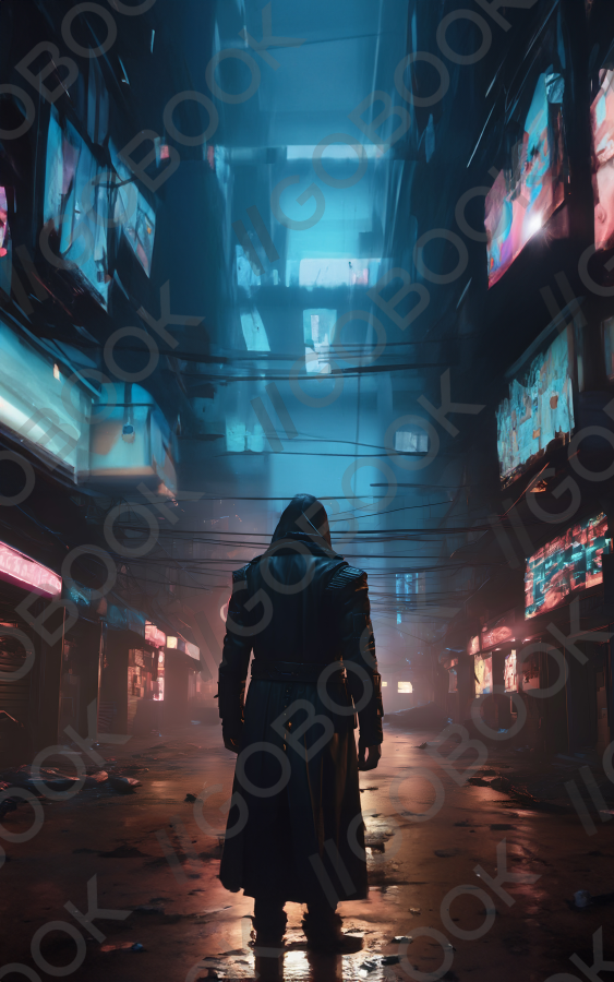 Neon Shadow Walker