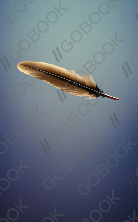 Falling Golden Feather