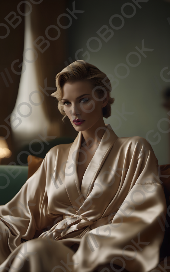 Elegant Vintage Silk
