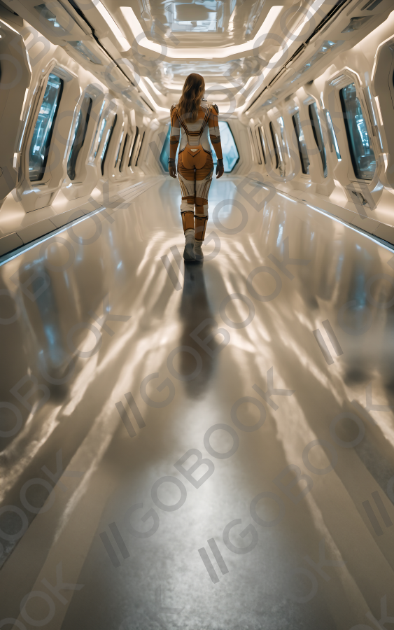 A Walk Through a Futuristic Corridor
