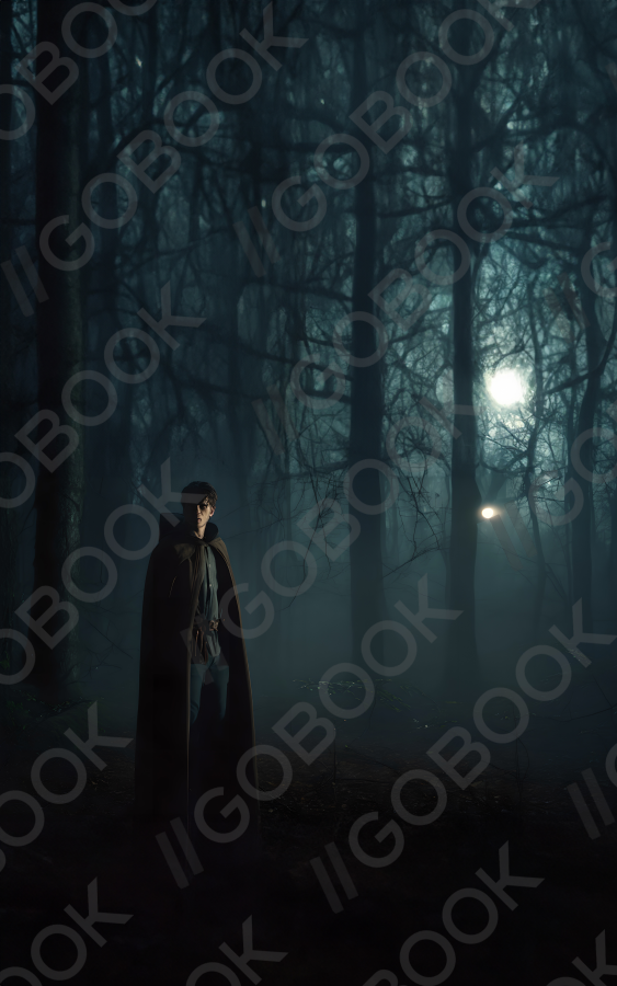 Mysterious Moonlit Forest