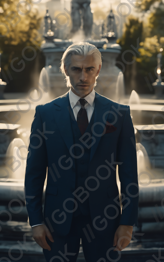 Elegant Silver Gaze