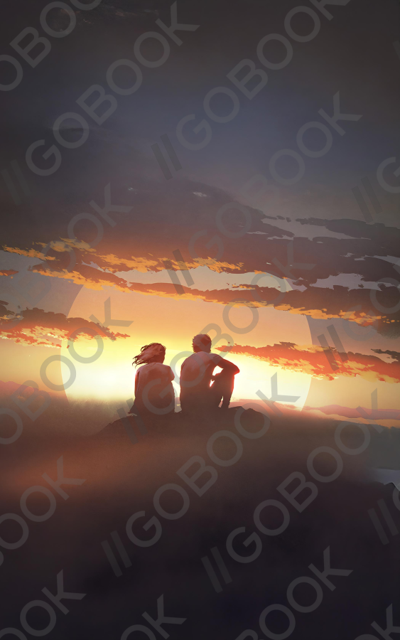 Peaceful Contemplation at Sunset