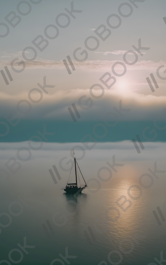 The Serenity of a Solitary Sailboat