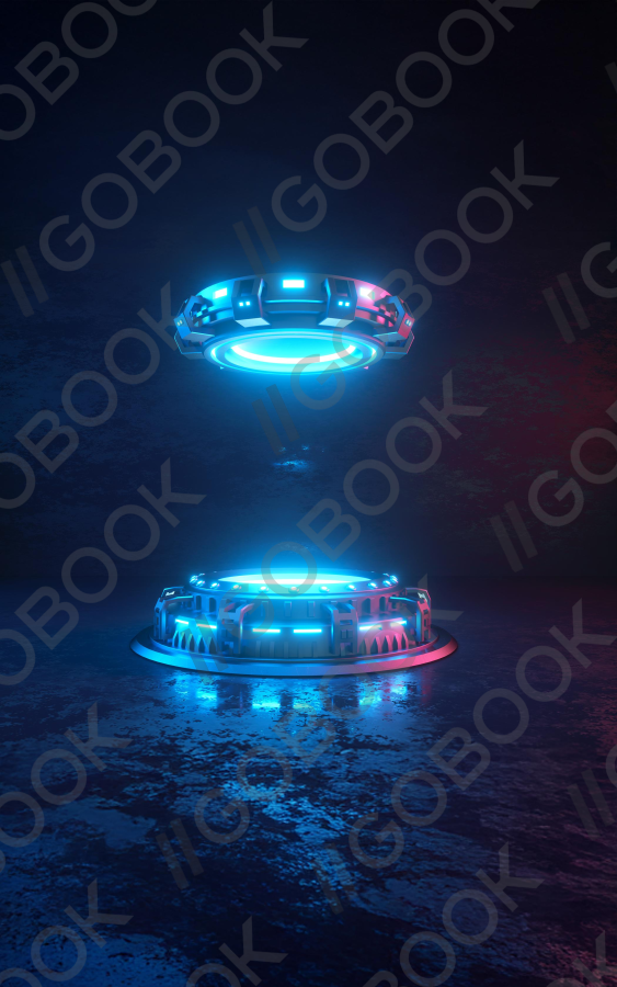 Futuristic Floating Platform