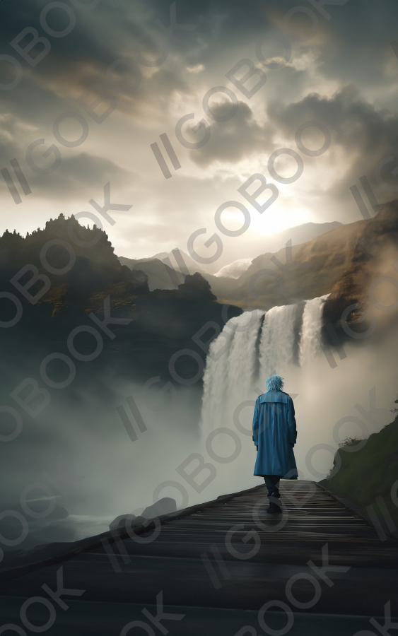 Journey Through the Misty Waterfall