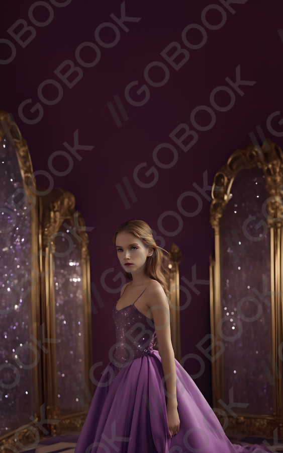 Enchanted Violet Reflection
