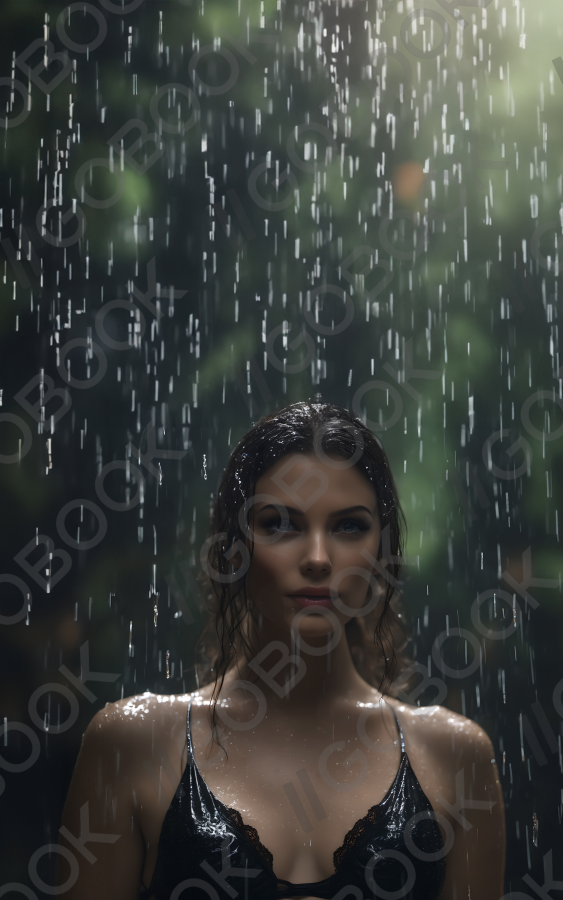 A Tranquil Embrace in the Rain
