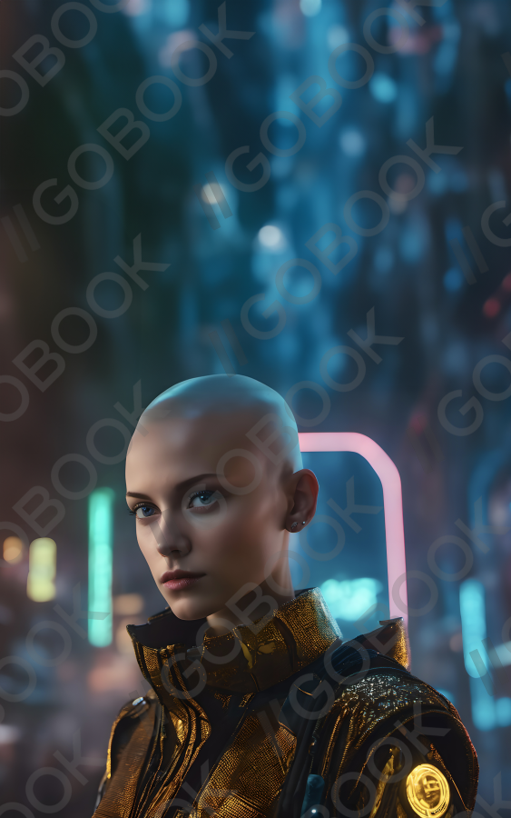 Neon Cyberpunk Watcher