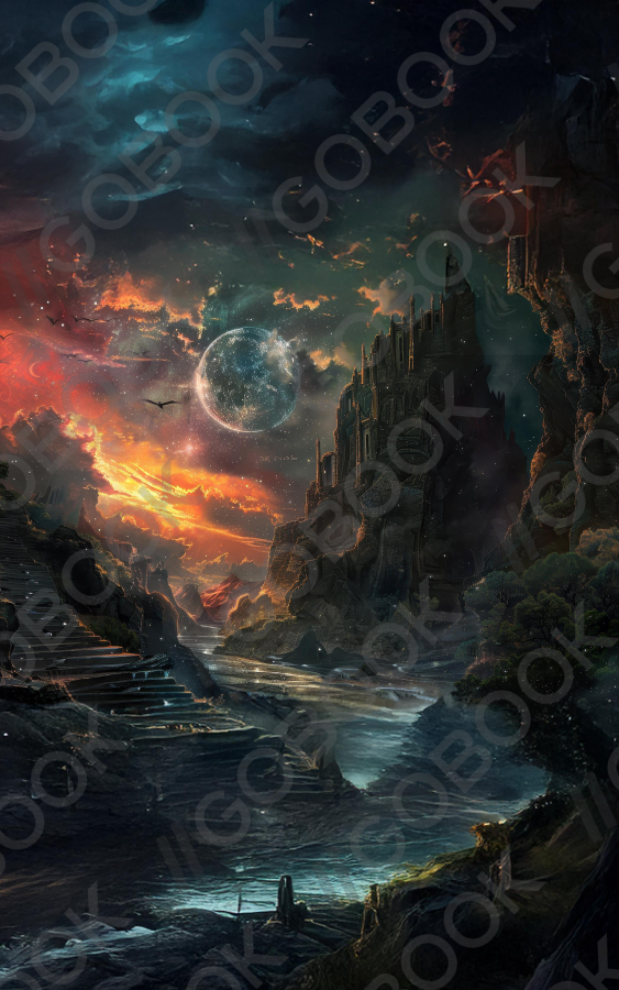 Twilight Castle on the Horizon