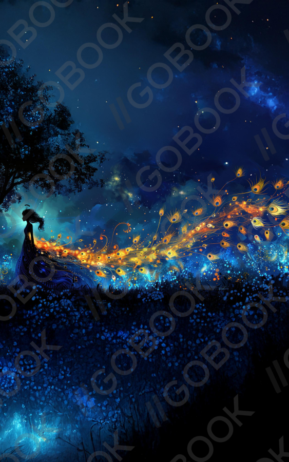 Magical Peacock Footprints