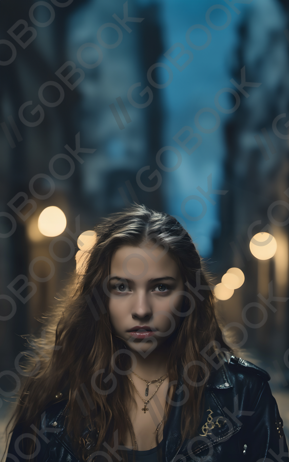 Portrait on a Night Street