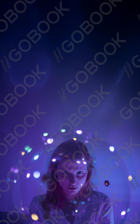 Ethereal Neon Gaze