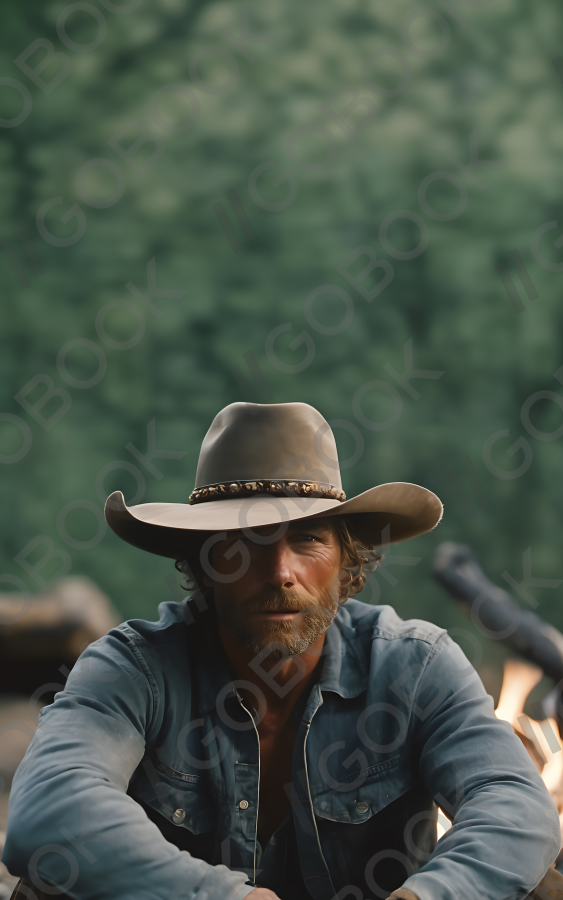 Rural Cowboy's Contemplation