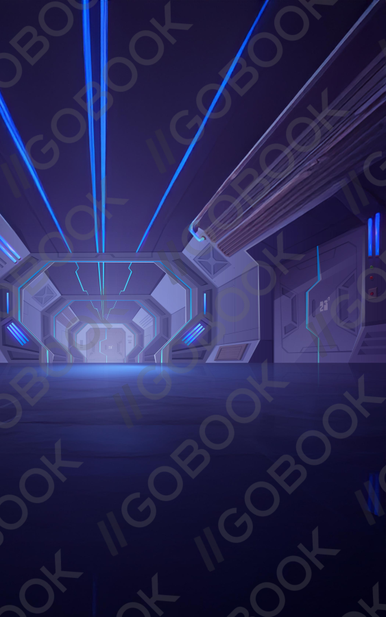 Futuristic Neon Corridor