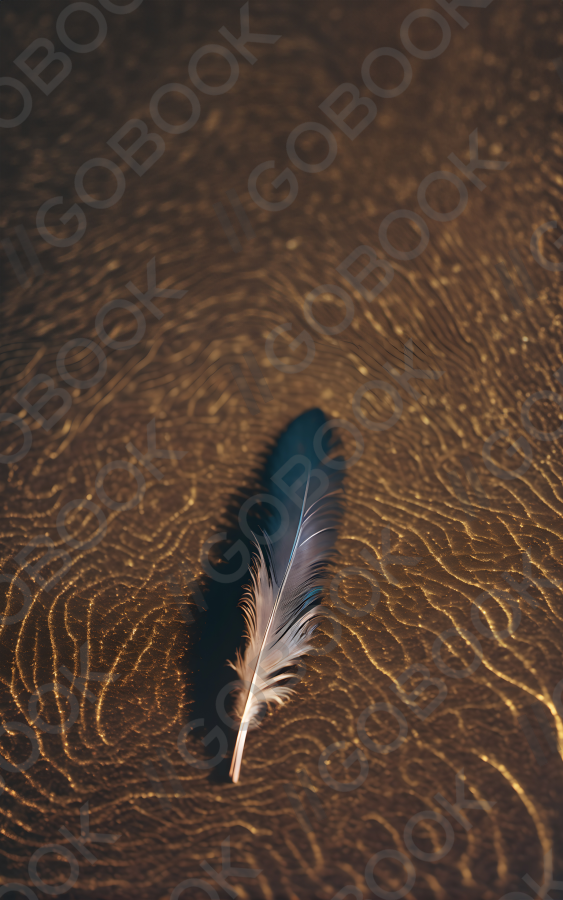 Golden Wave Feather
