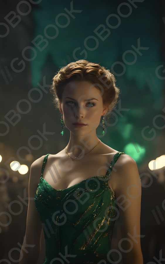 Emerald Nighttime Elegance