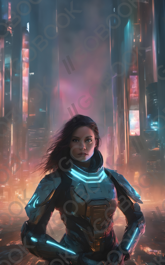 Neon Cyber Guardian