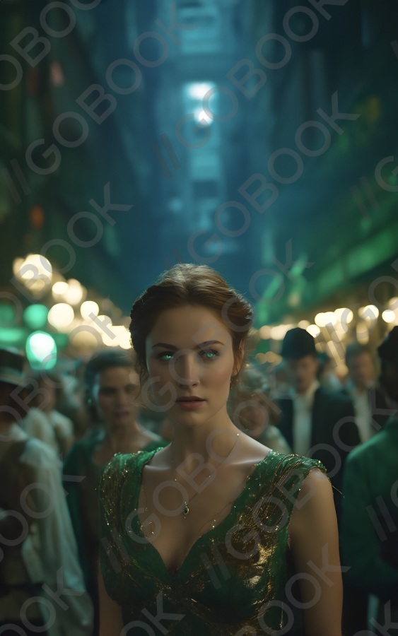 Emerald Mysterious Gaze