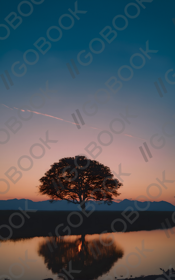 Reflection of a Lonely Tree
