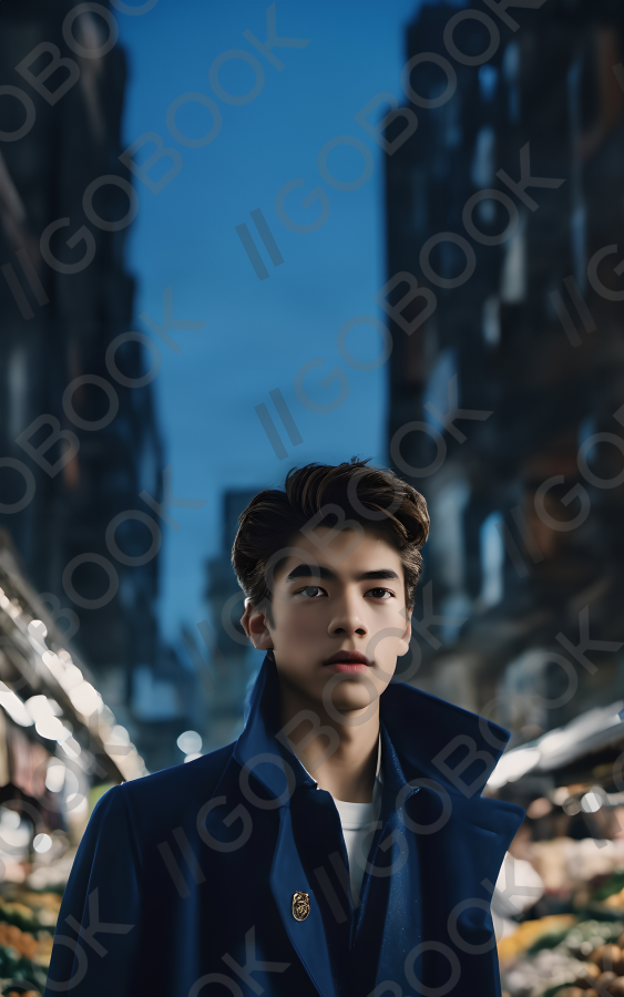 Urban Twilight Portrait