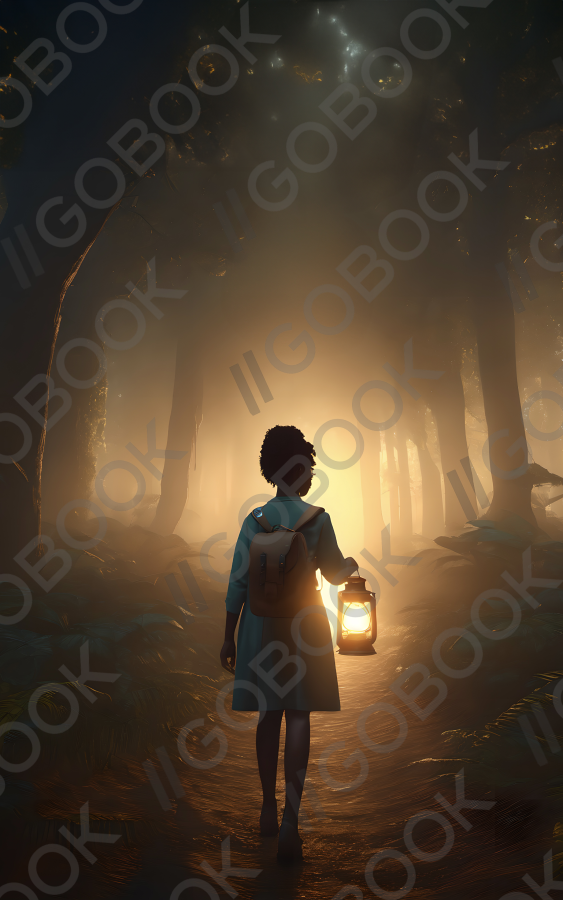 A Lantern's Forest Journey