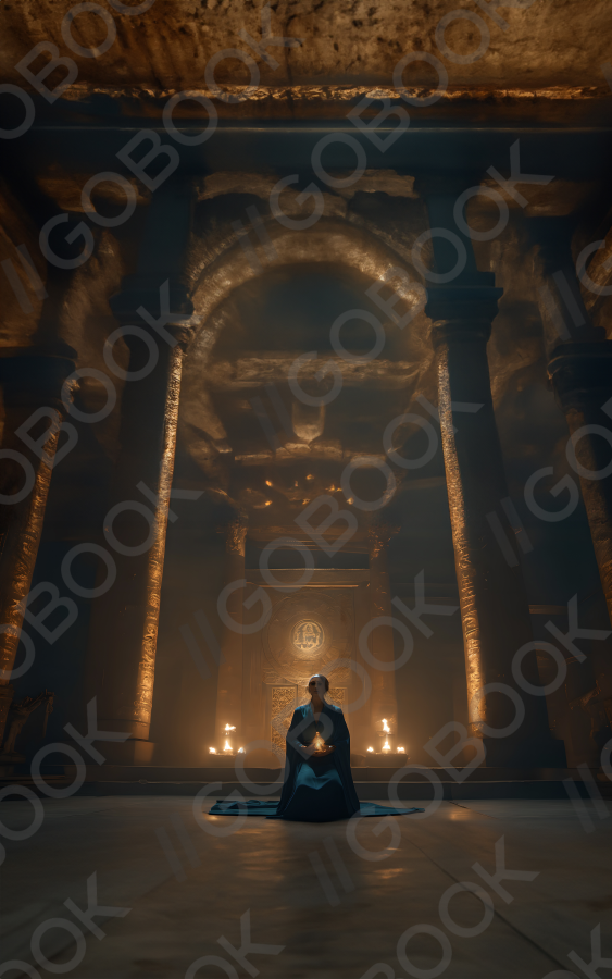 Meditation in an Ancient Temple