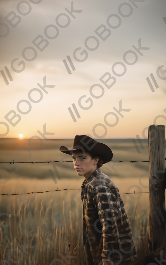 Cowboy Thoughts at Sunset