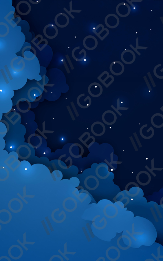 Midnight Blue Clouds