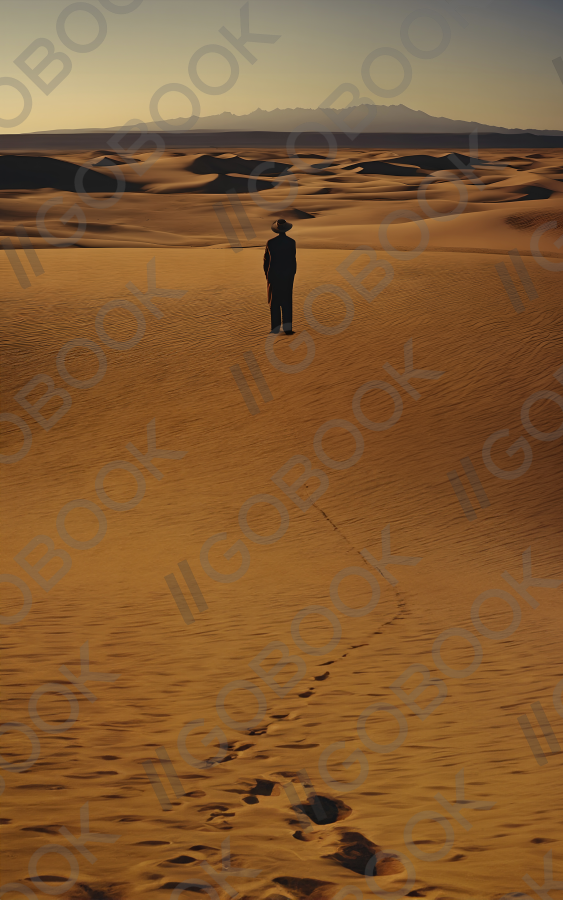 Lonely Desert Traveler