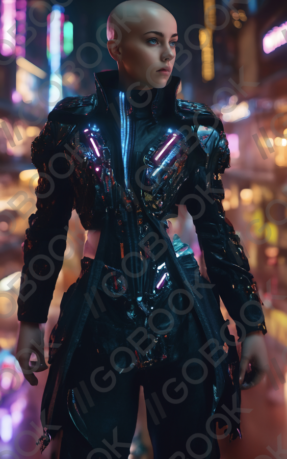 Neon Cybernetic Guardian