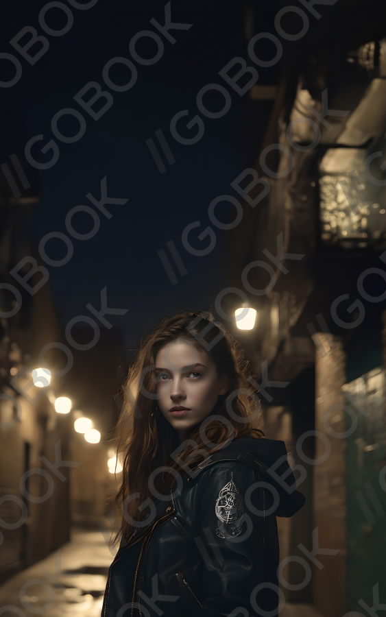 Portrait on a Night Street
