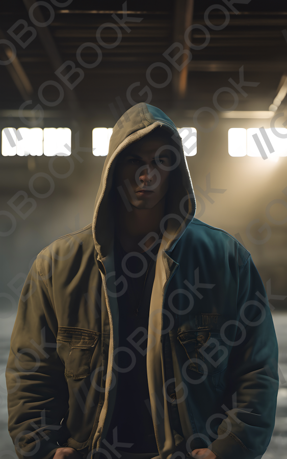 Shadowy Hooded Figure