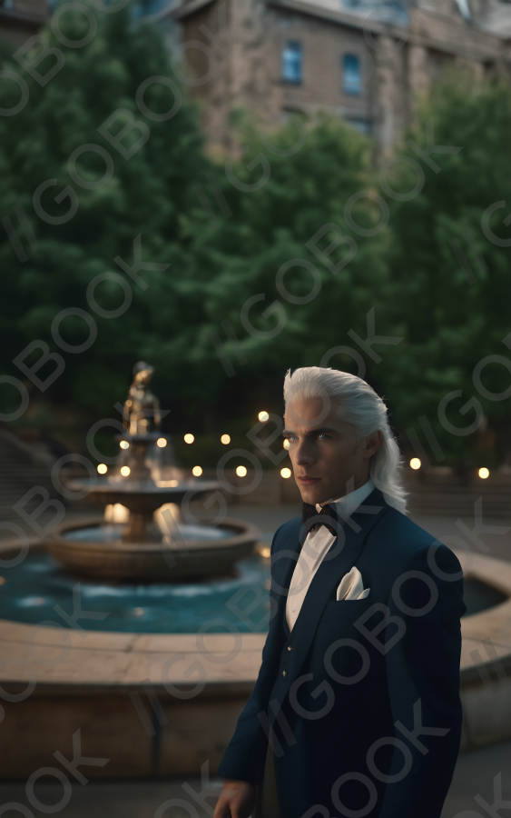 Elegant Silver Gaze