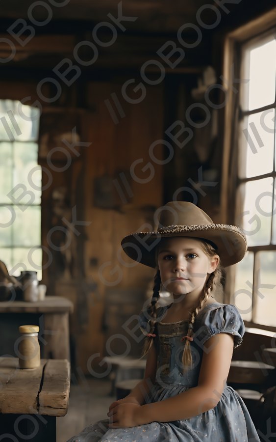 Rustic Childhood Portrait