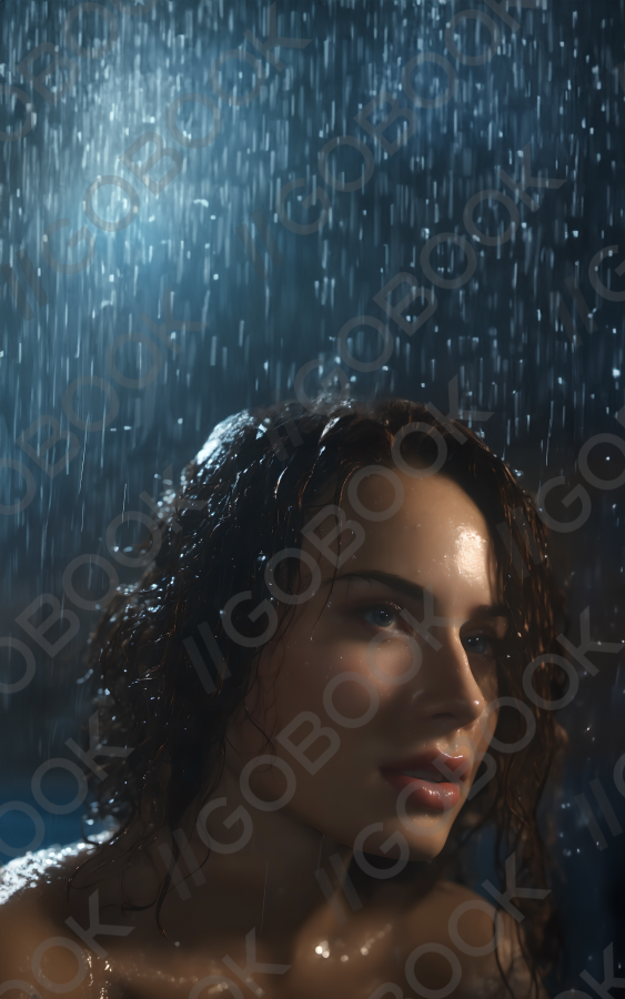 Reflective Portrait in the Rain
