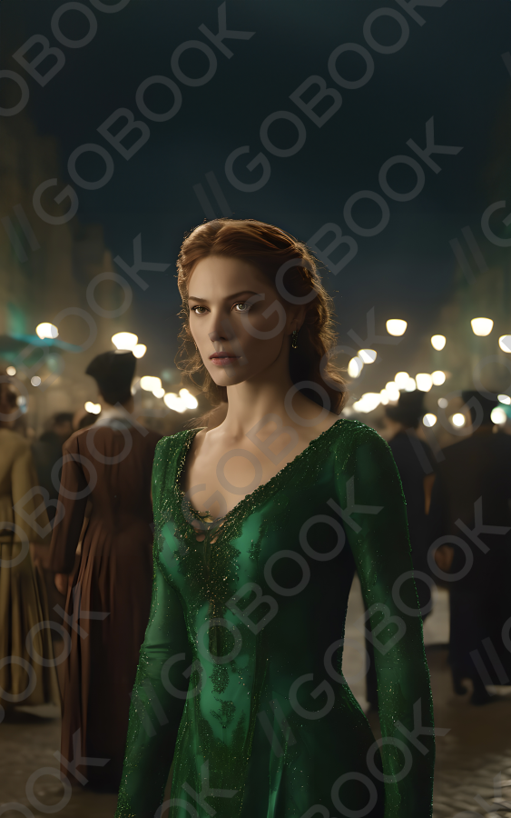 Emerald Nighttime Elegance