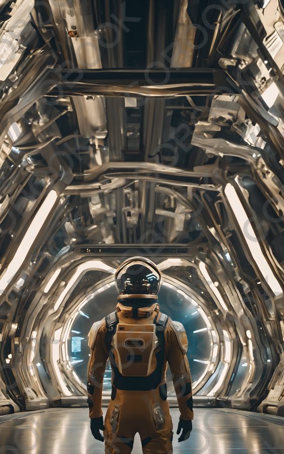 Futuristic Space Corridor