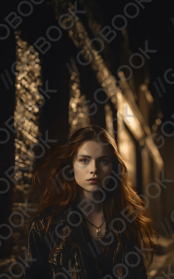 Nighttime Shimmering Portrait