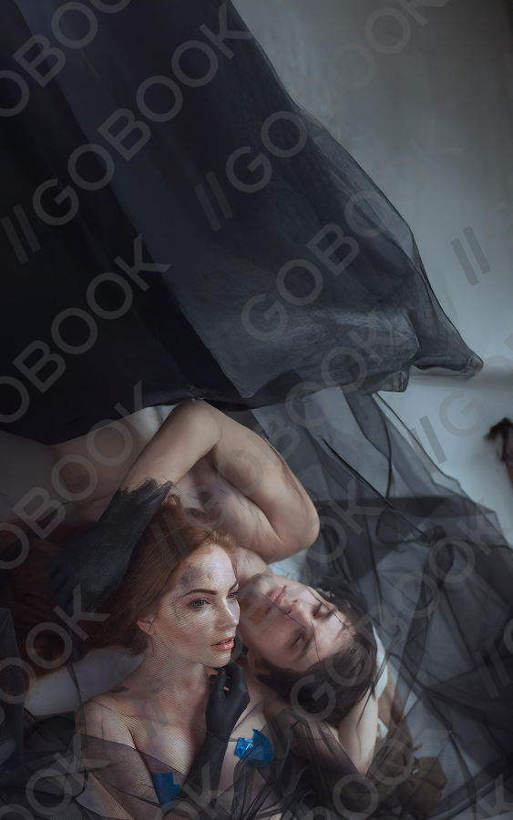 Ethereal Embrace Under Veils
