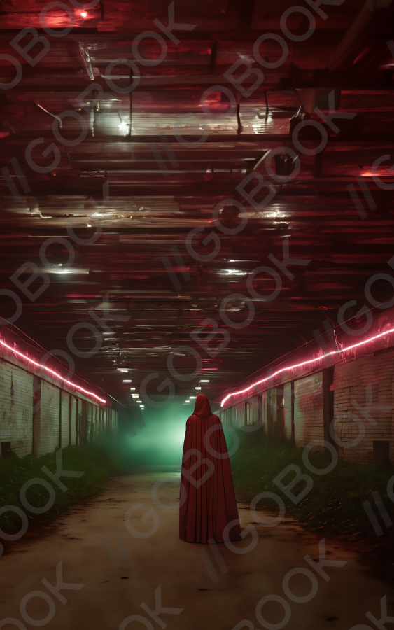 Neon Cloaked Traveler