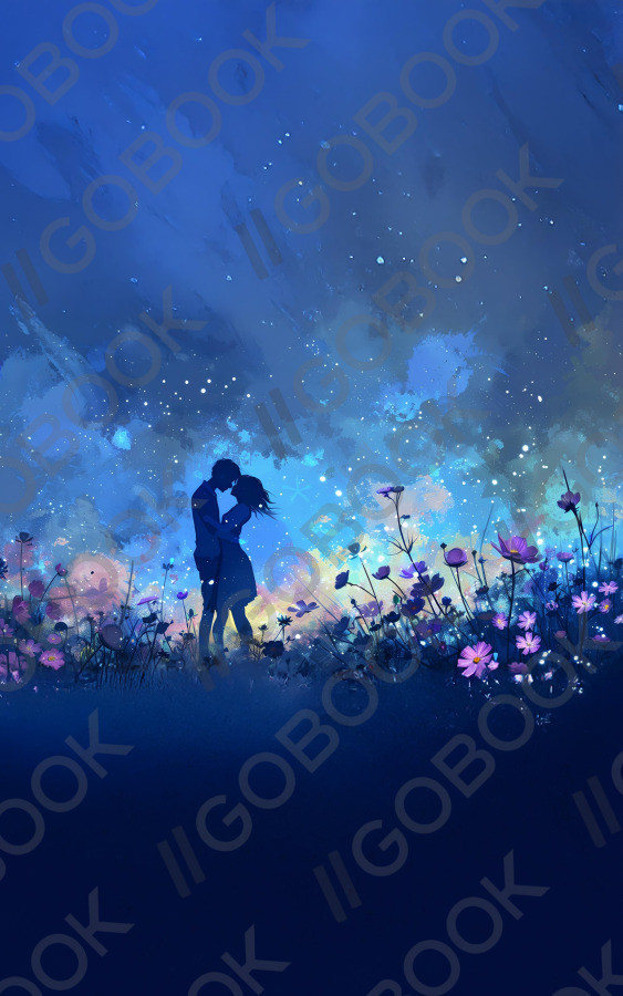 Romantic Embrace Beneath the Stars