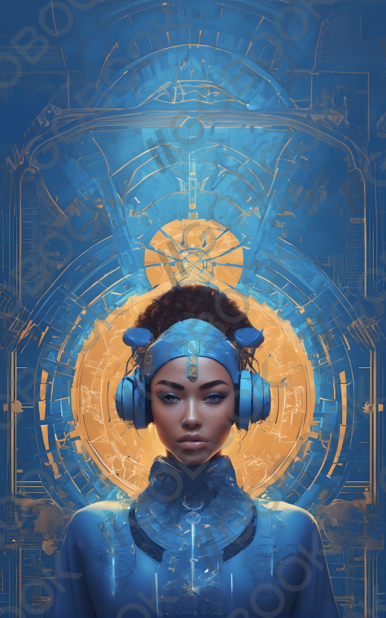Futuristic Digital Empress