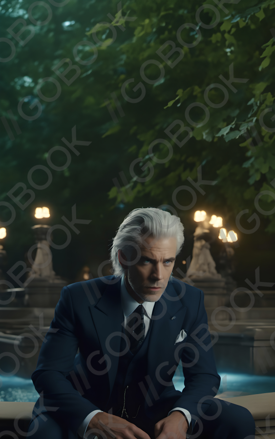 Elegant Nighttime Portrait