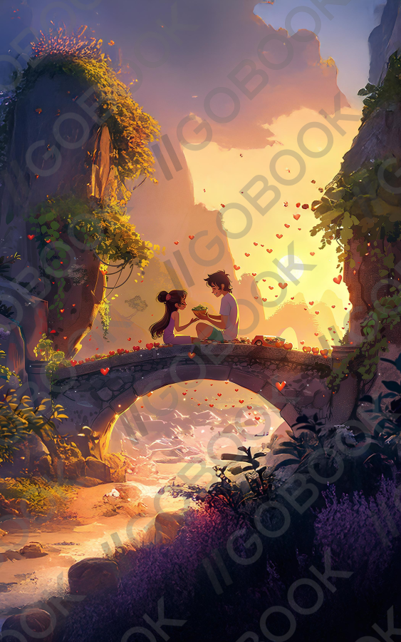 Bridge of Love at Sunset